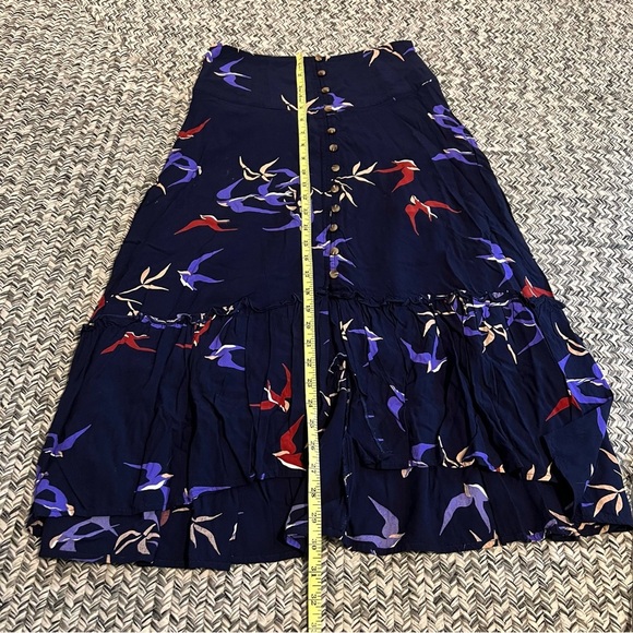 Anthropologie Maeve “Merida” Bird Midi Skirt - Picture 5 of 8